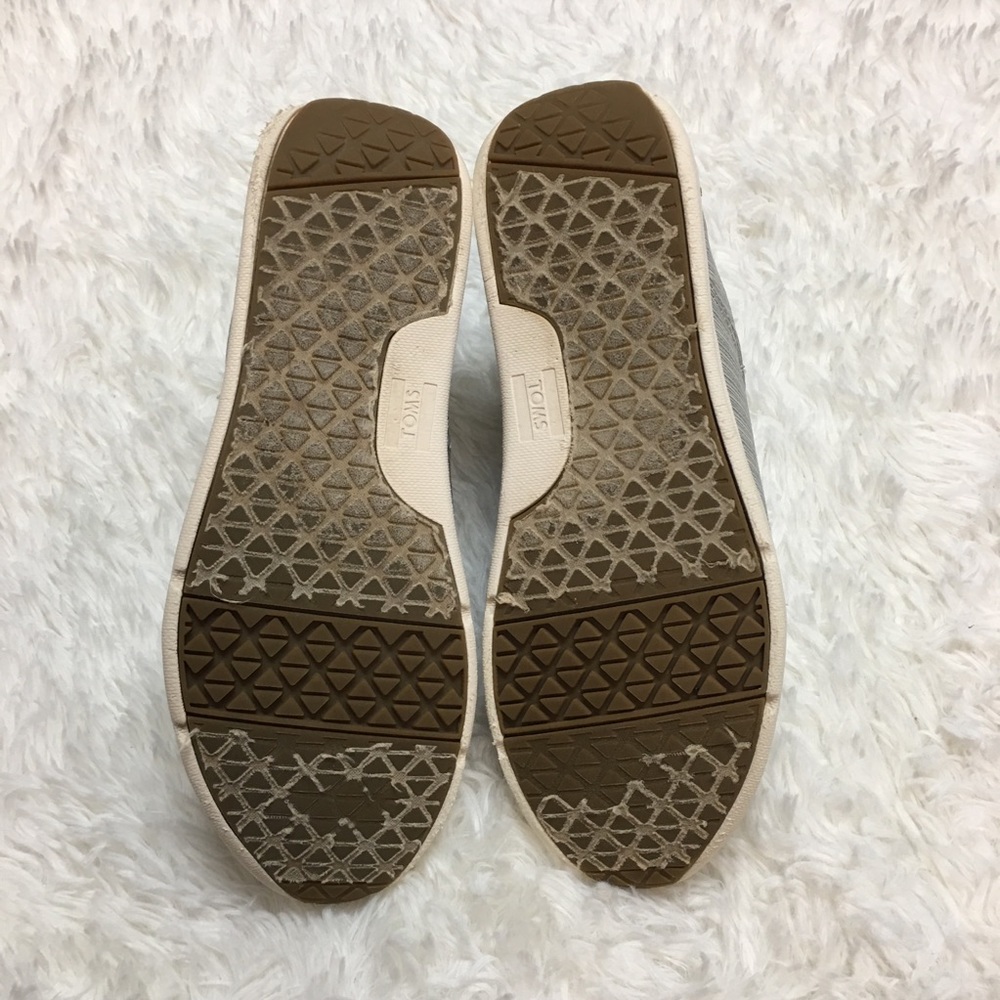 ❌SOLD❌ Toms Light Gray Stripe Del Ray Sneaker - Picture 8 of 8
